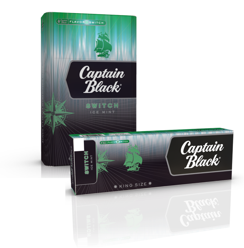 King Size Captain Black Switch Ice Mint